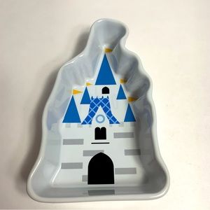 NWT. Disney Parks Cinderella Castle ceramic ramekin.